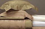 Frette 500tc Cordoba Caramel/rose Queen Duvet Cover Set