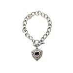 2.45 cttw Amethyst Sterling Silver Bracelet by Effy Collection