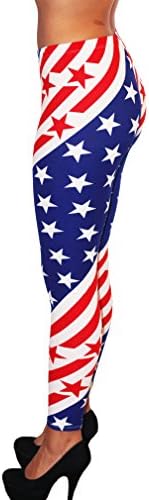USA American Flag Sexy High Waist Leggings By Cherrybargains
