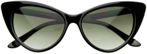 zeroUV® - Super Cateyes Vintage Inspired Fashion Mod Chic High Pointed Cat-Eye Sunglasses