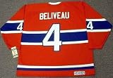 JEAN BELIVEAU Montreal Canadiens 1968 CCM Vintage Throwback NHL Hockey Jersey, 2XL
