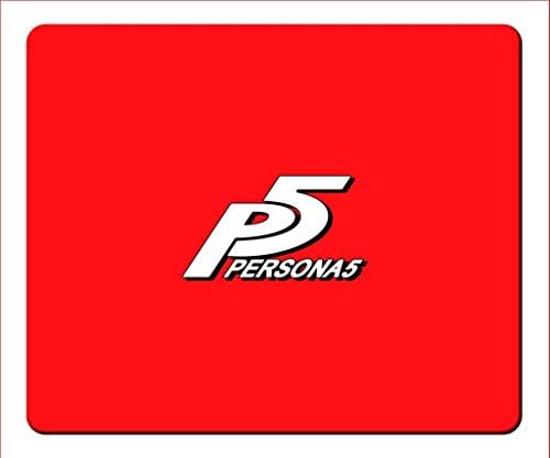 22x17cm/9x7x0.12inches Mouse Pad Soft Washable Working Gaming Black Rubber Medium Size Year-End Deals Christmas Wish List New Year Markdowns-Persona 5 Logo
