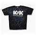 AC/DC "Back in Black" Tie-Dye Youth T-Shirt