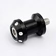 Black Motorcycle Street Racing Bike Spool Swing Arm Protector Slider for GSXR GSX-R 600 750 1000 GS 250 300 400 SV650 GT380 GT550 GT750 GSF1200 GSF1250 Bandit Intruder 800 1400 1500 Boulevard SV650 SV1000 SFV 650 Gladius GSX650F GSX1400 B-King V-Strom