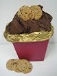 Chocolate Chip Texas Maroon and Gold Cookie Care Package Filled with 2 Dozen Chocolate Chip Cookies and 9 Brownies