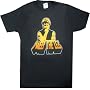 Karate Kid Sensi Kreese Sweep the leg shirt washed black