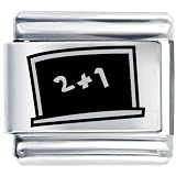 Blackboard Italian Charms Bracelet Link