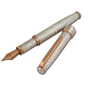 GRIFOS NMF501 Füllfederhalter Silber Gold handmade