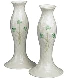 Belleek Kylemore Candlesticks, Pair