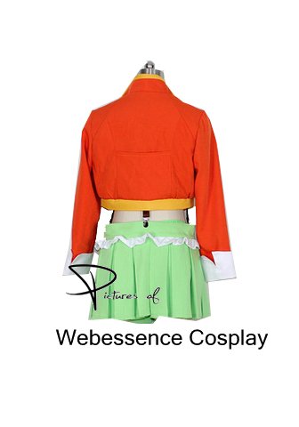 [ウェブエッセンス] コスプレ衣装 VOCALOID3（ボーカロイド?ボカロ） Megpoid（メグッポイド）★GUMI　風 　コスプレ　コスチューム　オリジナル ブレスレット 付き