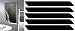 Kitchen & Housewares : Ebony Aluminium Venetian Blind - 90cm Width 150cm Drop - 25mm Slat Width