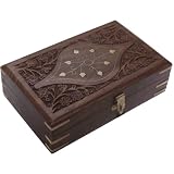 Jewelry Keepsake Box Arts Crafts from India (wc434)