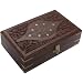 Wood Crafts Brass Work Jewelry Gift Boxes (wc434)