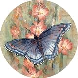 THIRSTYSTONE COASTERS GARDEN ACCENTS - BUTTERFLY GARDEN