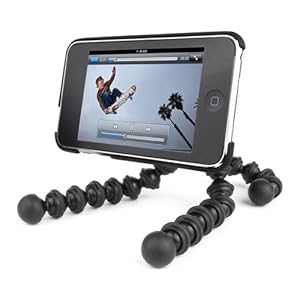 Ipod Camera Stand on Flexible Tripod With Soft Itouch Case For Ipod Touch Universal Camera