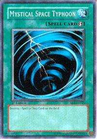 Yu-Gi-Oh! - Mystical Space Typhoon SD5 (SD5-EN020) - Structure Deck 5: Warrior's Triumph - 1st Edition - Common