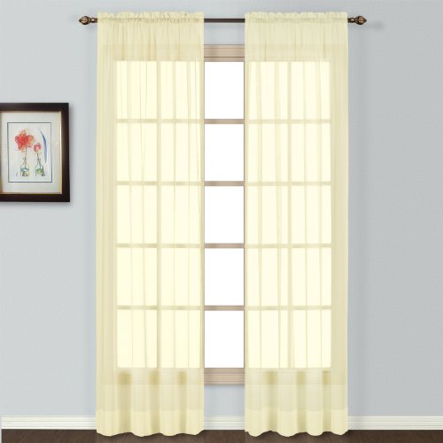 70S Beaded Door Curtains 108 Inch Sheer Curtain Panels