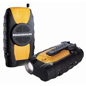Hummer Compact Emergency Dynamo Radio Flashlight by 