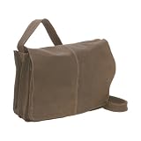 Le Donne Leather Distressed Leather Quick Access Messenger