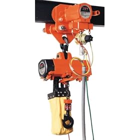 JET 105972 1 2-Ton Capacity 20-Foot Air Hoist by Jet