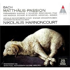 Bach - Matth�us-Passion / Pr�gardien, Goerne, C. Sch�fer, R�schmann, Fink, von Magnus, Schade, M. Sch�fer, Henschel, Widmer, Harnoncourt [with Enhanced CD-ROM]