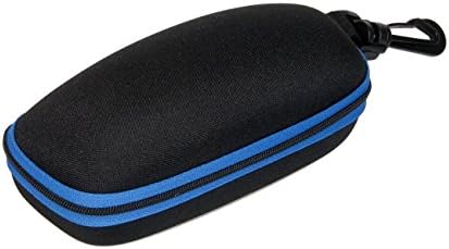 Sleek Sun Case for Large Frames with Zipper and Safety Hook