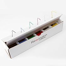 28 AWG Gauge Stranded Hook Up Wire Kit, 25 ft Length Each, 0.0126