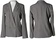 ROMEO & JULIET COUTURE Heathered Twill Boyfriend Blazer Jacket