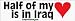 Half Of My Heart Is In Iraq - patriotic bumper stickers (Medium) Image