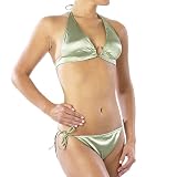 Mossimo® Black: Satin Swimwear - Pear