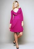 The Olian Rayon Knit Ruffle Neck Dress
