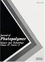 Journal of Photopolymers Science & Technology
