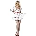 California Costumes Nurse Heart Breaker Set, White, Small