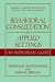 Books : Behavioral Consultation in Applied Settings: An Individual Guide (Applied Clinical Psychology)