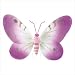 Search : Pink Butterfly Wall Decor, Kids Toys & Games, Home & Garden (1 EA)