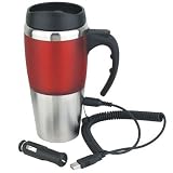 Princess PI-198 USB & 12V Heated Mug Red