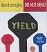 Books : Do Not Bend