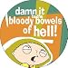 Family Guy Stewie Damn It Button B-FG-0013