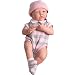 JC Toys La Newborn in Pink Knit Outfit- Real Girl