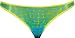 Cosabella Soire Lowrise Print Thong Panty Blue S/M
