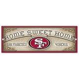 SAN FRANCISCO 49ERS 6"x17" WOOD SIGN SAN FRANCISCO 49ERS 6"x17" WOOD SIGN