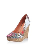 Desigual Cuñas (Blanco / Naranja)