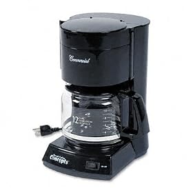 MRCCC123 - 12-Cup Commercial Automatic Drip Coffeemaker, Black by Classic Coffee Concepts, Inc