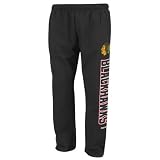 Reebok Chicago Blackhawks Black Kicked In Fleece Pants (XX-Large)