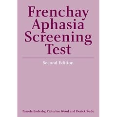 Frenchay Aphasia Screening Test, 2nd Edition