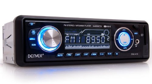 Denver MP3 Autoradio USB/SD-Eingang Volldigital (Front AUX/Line-In, RDS, Diebstahlschutz) halbe Einbautiefe Golf
