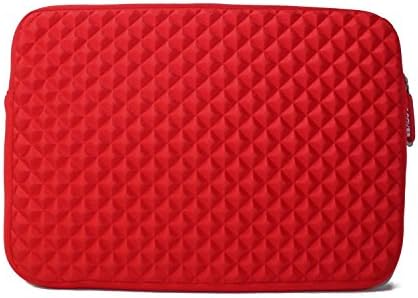 Amazing Accessory (TM) Durable Diamond Shock-Resistant Laptop Sleeve (RED) for Archos Arnova FamilyPad 13.3" Capacitive Touchscreen Android Tablet