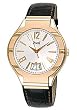 Piaget Polo Mens' Watch Automatic 18K Rose Gold Silver Dial on Brown Leather Strap GOA31149
