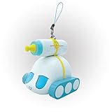 やわらか戦車 やわらかくないけど、ブルブルしながら退却する ストラップ 子育てキャノン