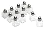 Tablecraft Products Mini Salt & Pepper Shakers, Set of 12